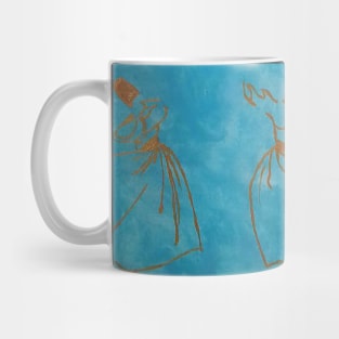 Whirling - Allah - Light Blue Mug